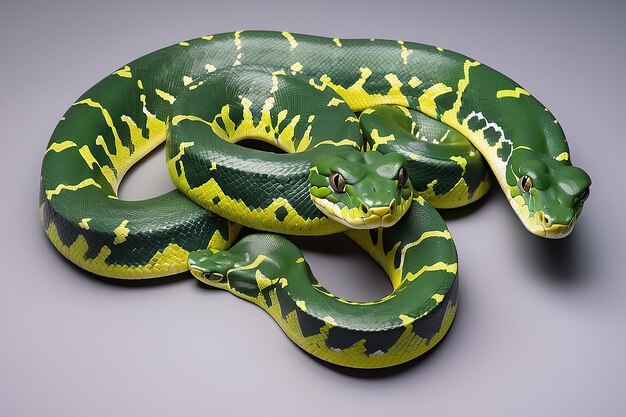 Foto python chondropython verde