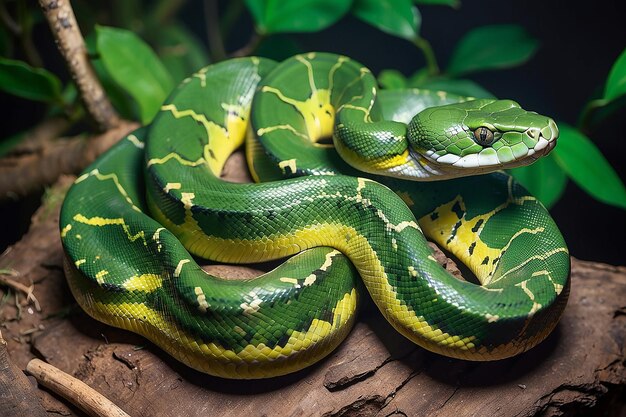 Python Chondropython verde