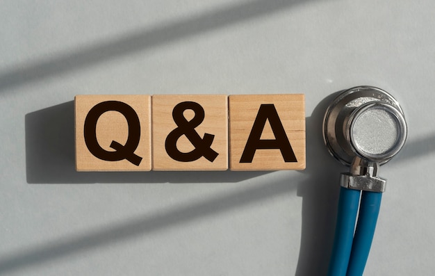 Q e um acrônimo em cubos de perguntas e respostas de qna médico