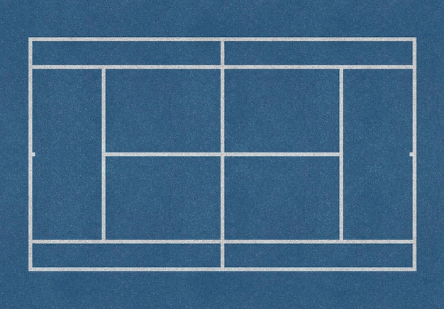 Quadra de tênis azul textura superfície sintética quadra de tênis esportes Campo de fundo Vista superior chão