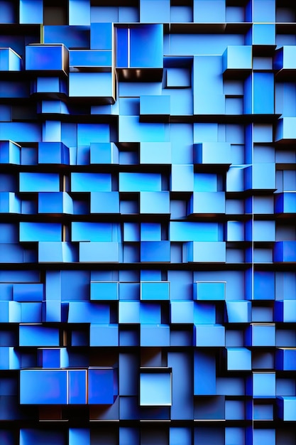 Quadrados azuis fundo
