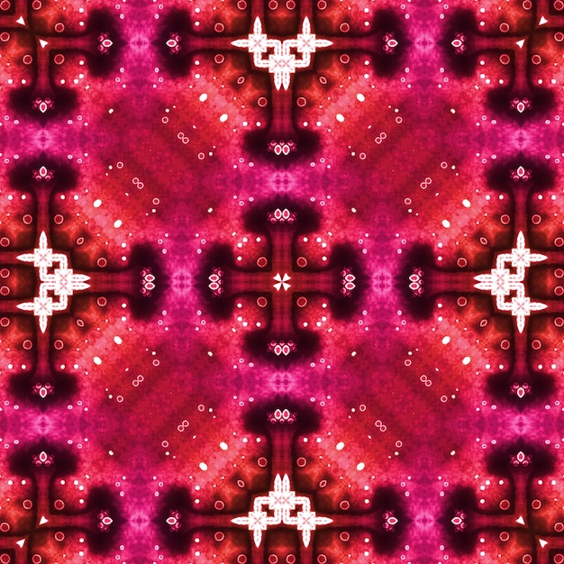 Quadratische nahtlose Muster Gewebte wunderbare digitale Muster Moderne Mode Kaleidoskop