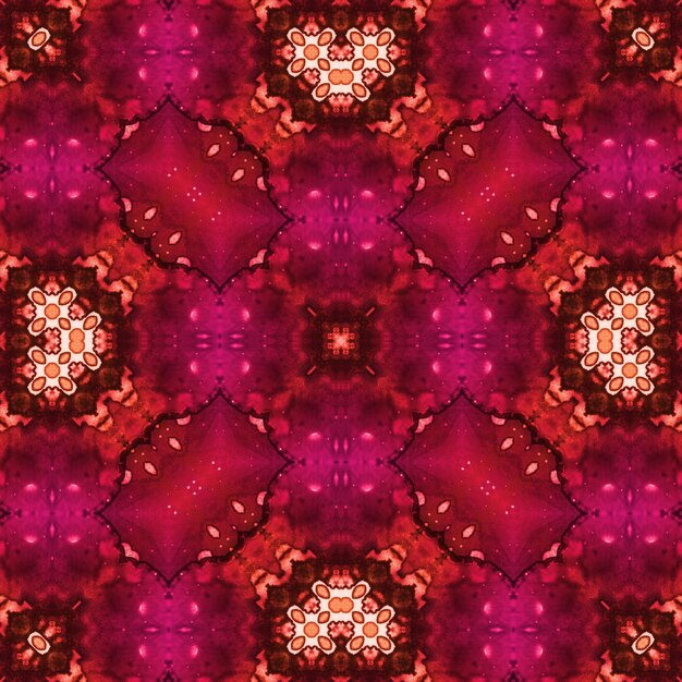 Quadratische nahtlose Muster Gewebte wunderbare digitale Muster Moderne Mode Kaleidoskop