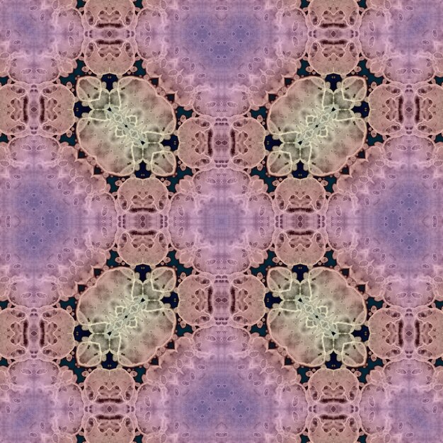 Quadratische nahtlose Muster Gewebte wunderbare digitale Muster Moderne Mode Kaleidoskop