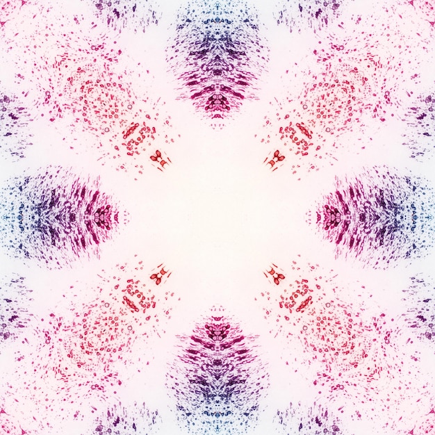 Quadratisches nahtloses Muster Schönes abstraktes Muster Kaleidoskopkunstdrucke und -gewebe