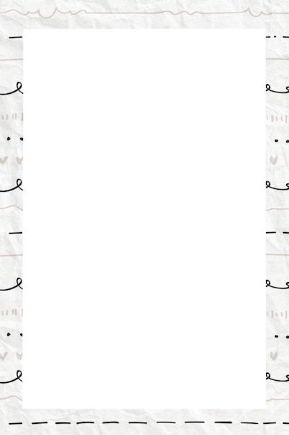 Quadro de doodle Png de fundo transparente