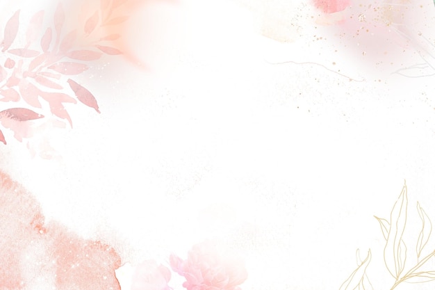 Quadro de flores png borda rosa remixada de imagens de domínio público vintage