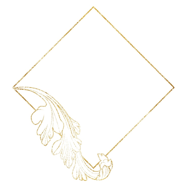 Foto quadro de folha png elemento de design botânico vintage em fundo transparente