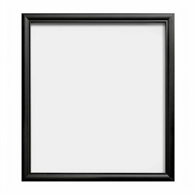 Foto quadro de foto vazio em fundo branco quadro de foto de fundo branco em branco ai gerado