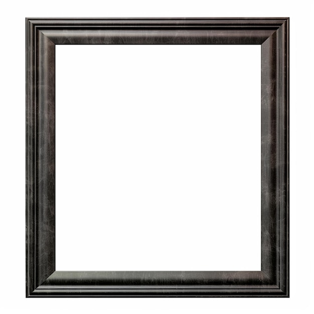 quadro de foto vazio em fundo branco quadro de foto de fundo branco em branco ai gerado