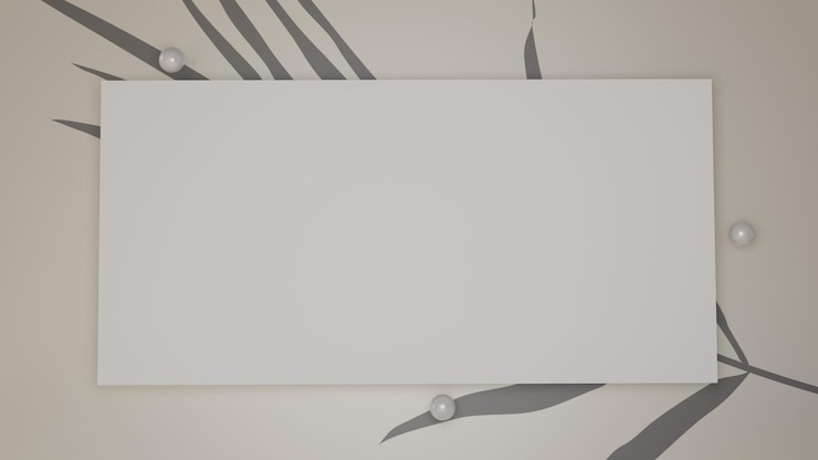 Foto quadro de fundo abstrato com pano de fundo de folha parece elegante. renderização em 3d