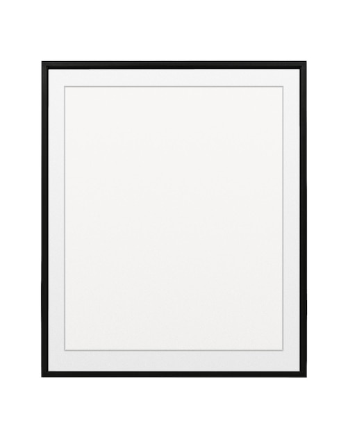Quadro de imagem preto adesivo png fundo transparente