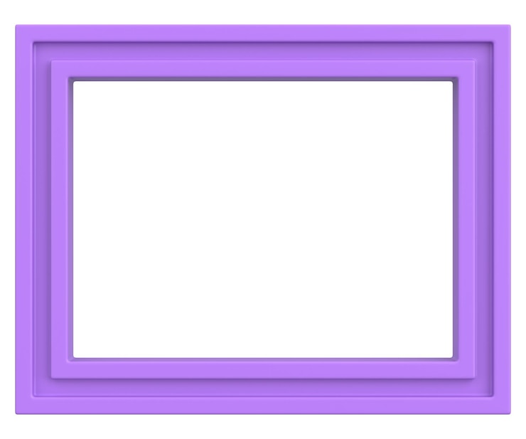 Foto quadro de imagem quadro de paisagem ilustração 3d