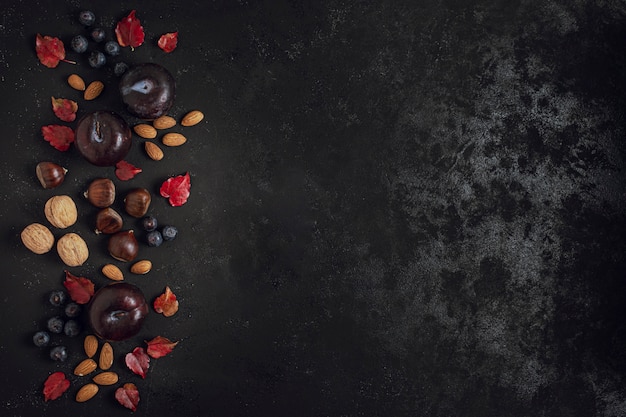 Foto quadro de lanche delicioso com espaço de cópia