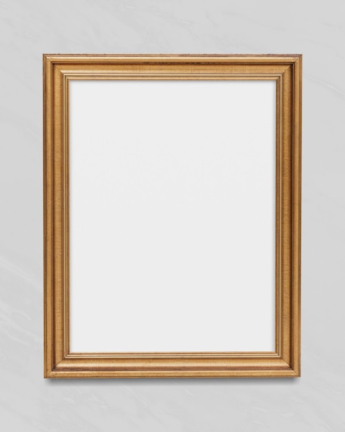 Quadro de madeira vintage png maquete de design transparente