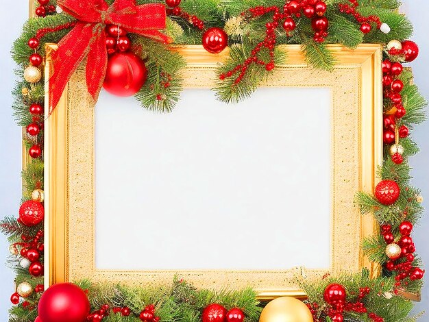 Foto quadro de página de decoração de natal imagens de alta qualidade