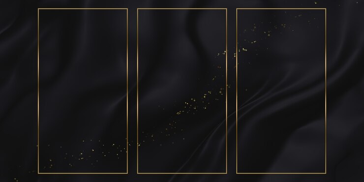 Foto quadro de texto dourado com textura de fundo com listras brilhantes ilustração 3d