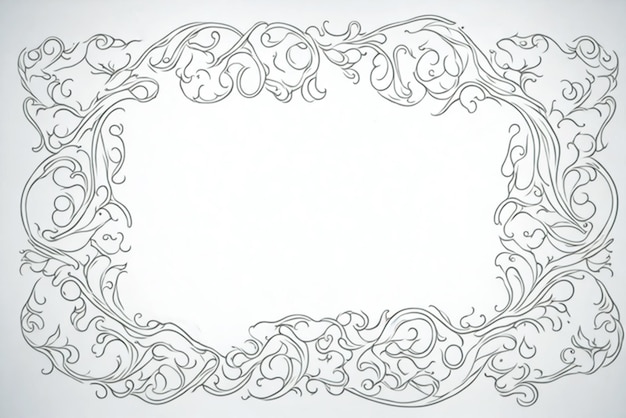 quadro decorativo ornamental clássico de vetor