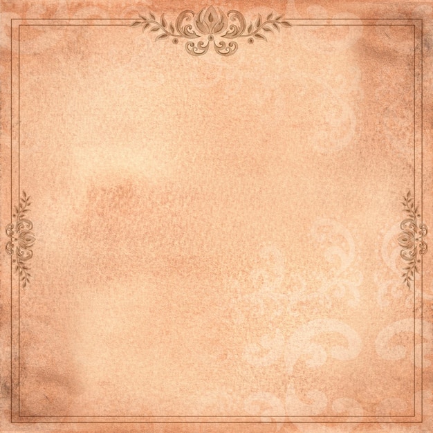 Quadro floral vintage em aquarela papel damasco quadro floral ornamental aquarela desenhada à mão