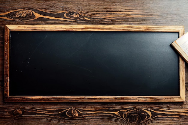 Foto quadro-negro de textura em branco de mesa de prancha de madeira para o conceito de educação de fundo