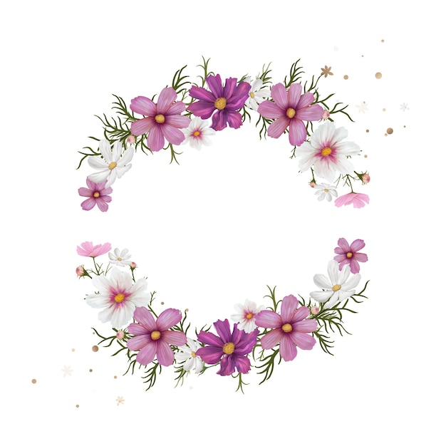 Quadro png de flor roxa fundo transparente