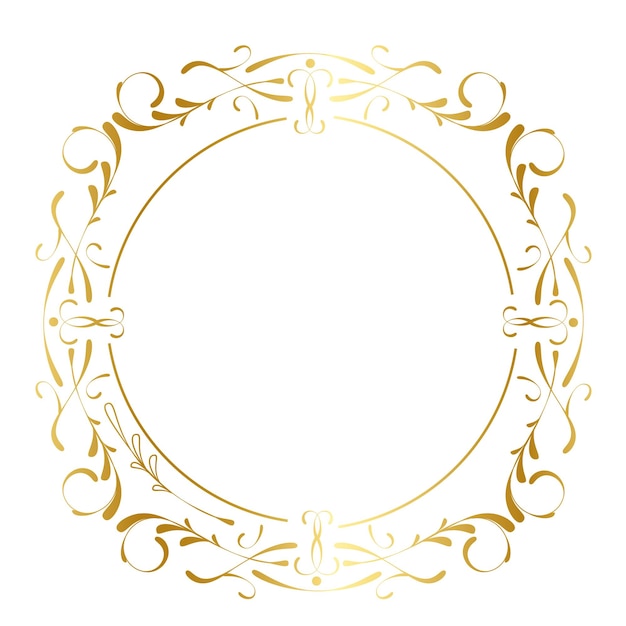 Quadro png de ouro de luxo fundo transparente