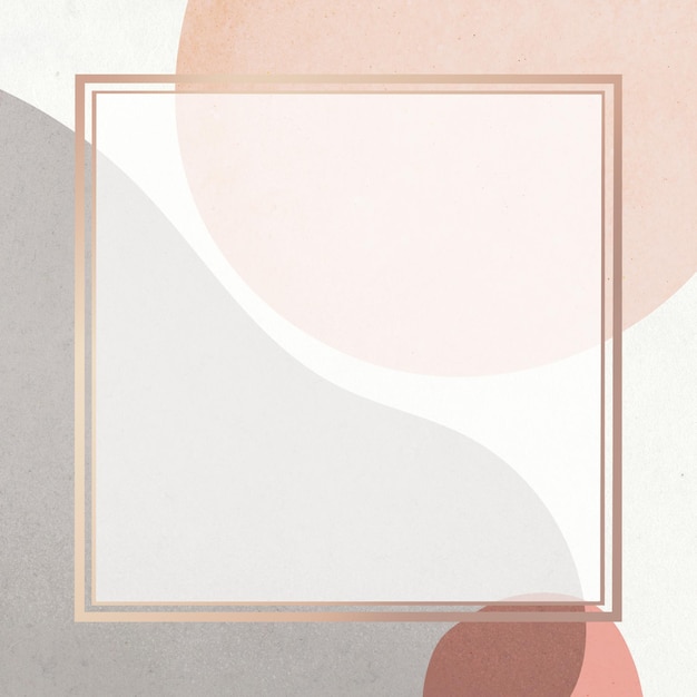 Quadro png feminino espaço de design rosa quadrado