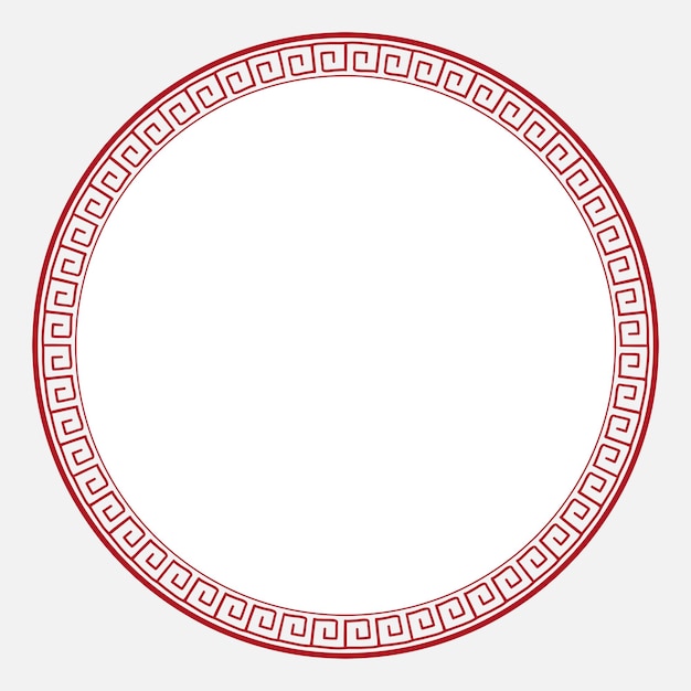 Quadro png padrão oriental de blocos de madeira círculo vermelho no tema do Ano Novo Chinês