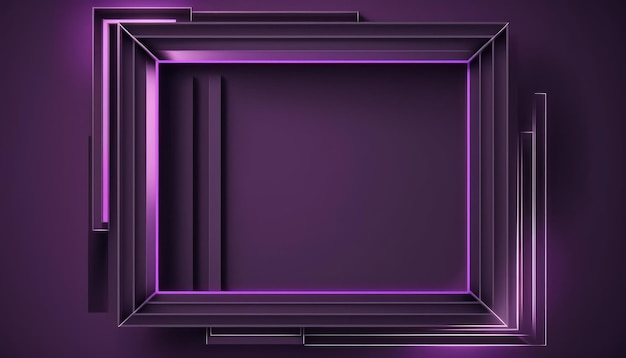 Quadro vazio futurista abstrato do fundo roxo para o texto