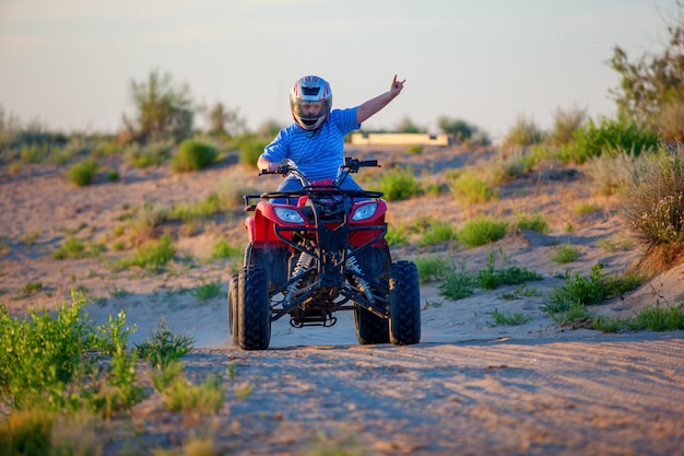 Quads en la arena