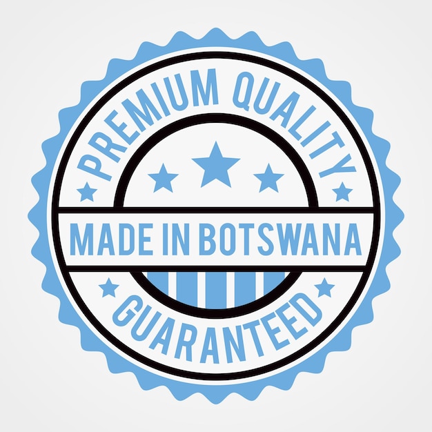 Qualitätsgarantierte Briefmarke aus Botswana mit patriotischem Thema