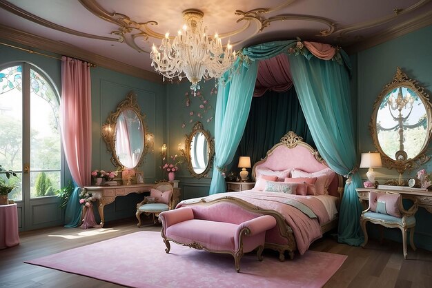 Quarto de conto de fadas caprichoso