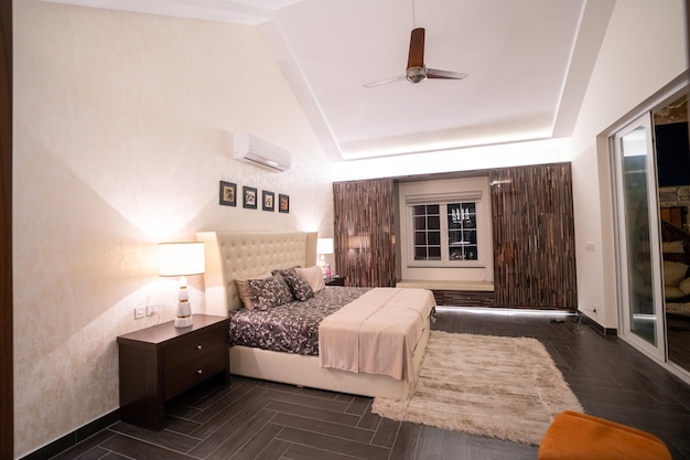 Quarto moderno de luxo Foto Premium