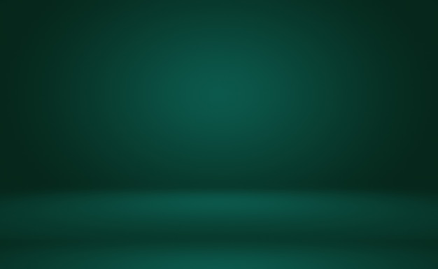 Quarto vazio abstrato gradiente verde