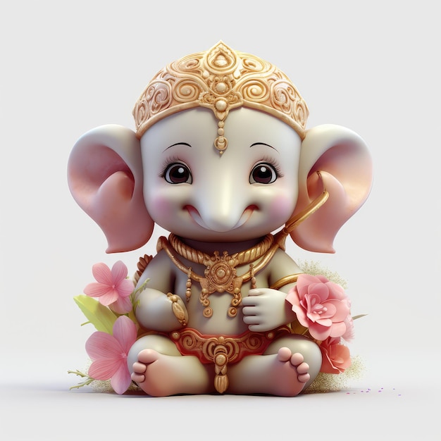 Qué guapo es Ganesh.