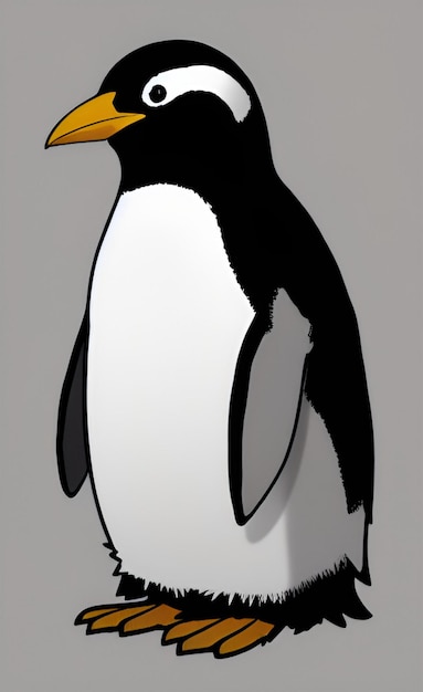 Qué pingüino tan guapo.