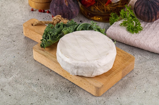 Queijo Camembert redondo e cremoso gourmet