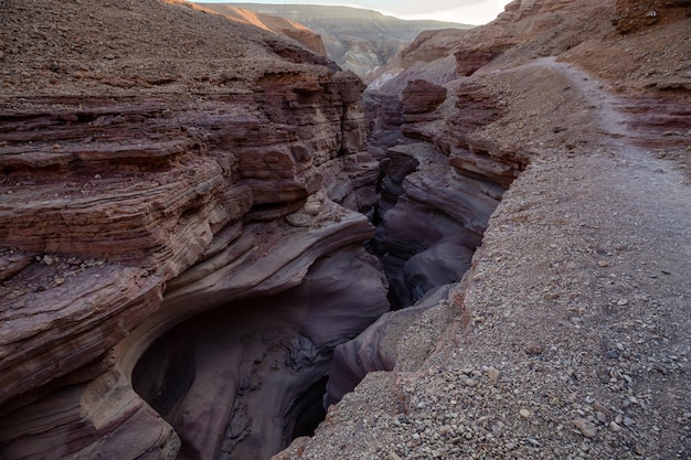 Querformat des Red Canyon in Eilat Israel