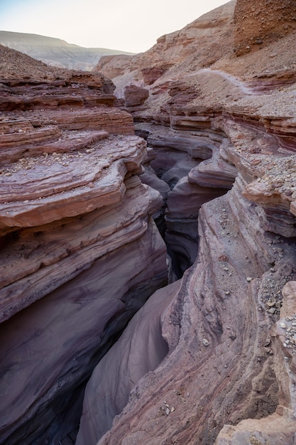 Querformat des Red Canyon in Eilat Israel