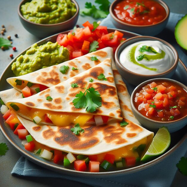 Quesadillas imagen de la comida mexicana