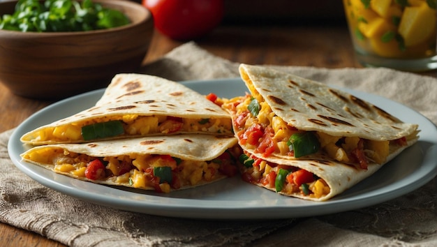 Quesadillas, mexikanische Speisen