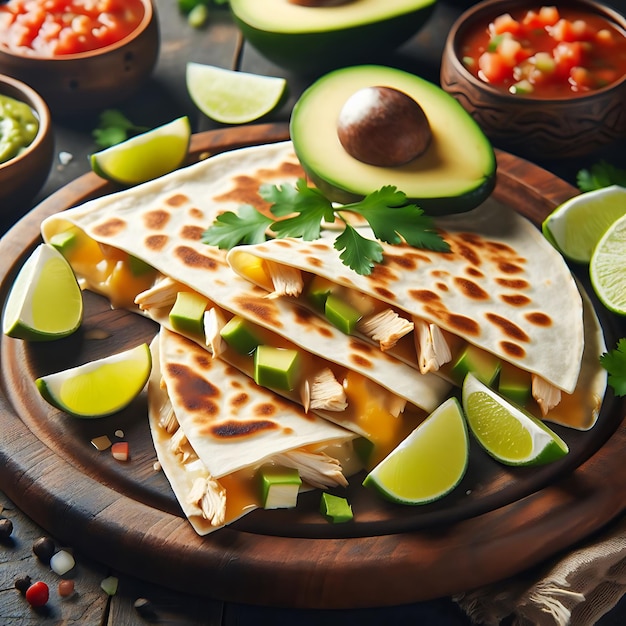 Foto quesadillas uma deliciosa delícia culinária mexicana comida mexicana download on freepik