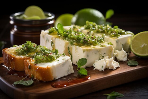 Queso de chile de lima y cotija