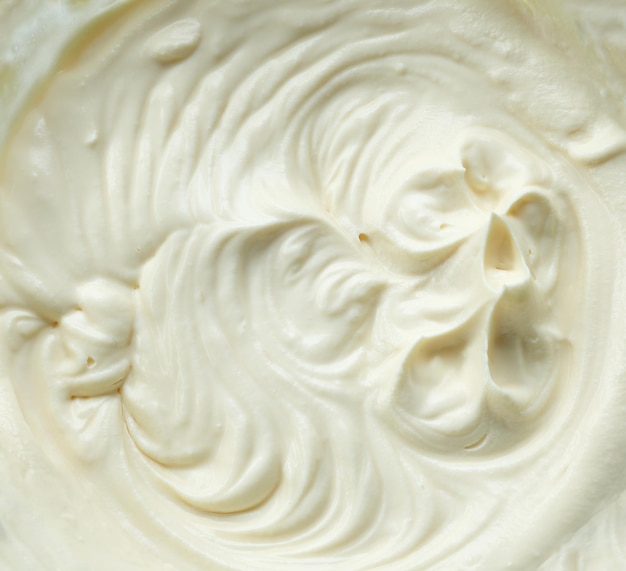 Queso crema mascarpone batido para hacer textura de helado