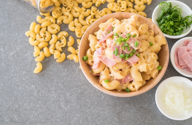 Queso de macarrones y jamón