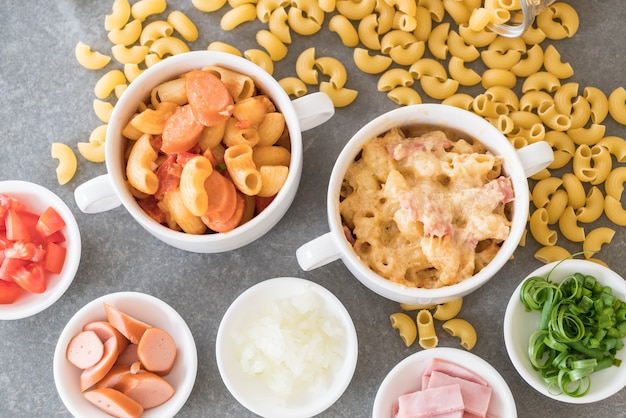 Queso de macarrones y jamón