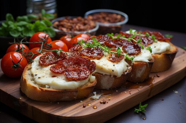 Queso mozzarella de tomate seco