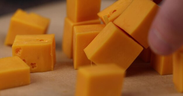 queso de naranja de alta calidad de maduración prolongada elaborado a partir de leche
