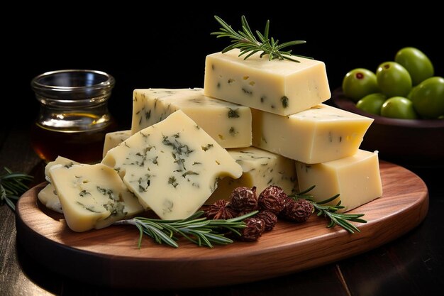 Queso de romero y aceituna de Asiago