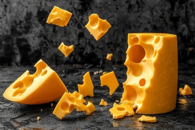 El queso suizo que cae